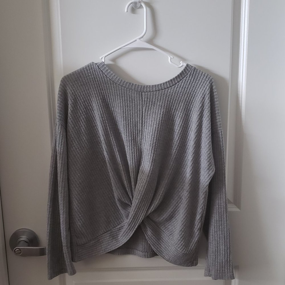 Gray Knit Sweater